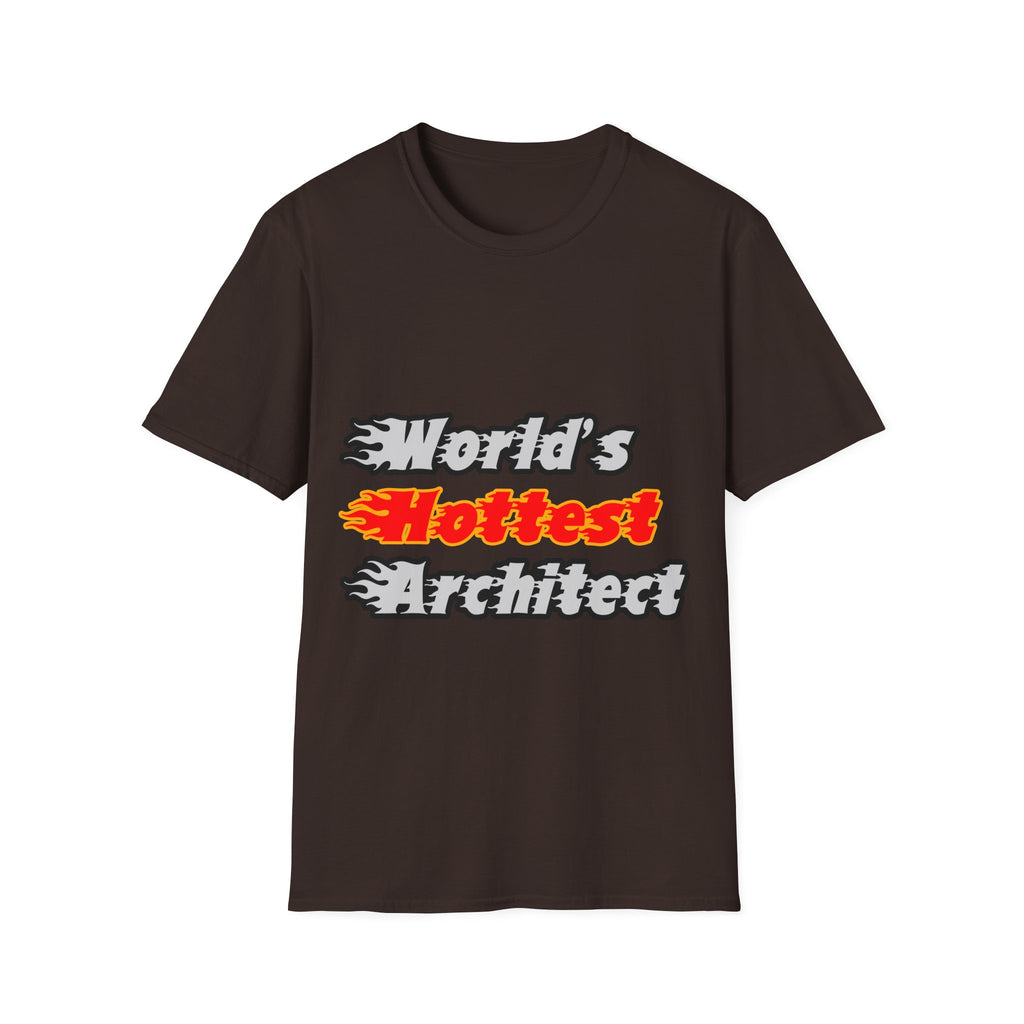 World's Hottest Architect - Unisex Softstyle T-Shirt