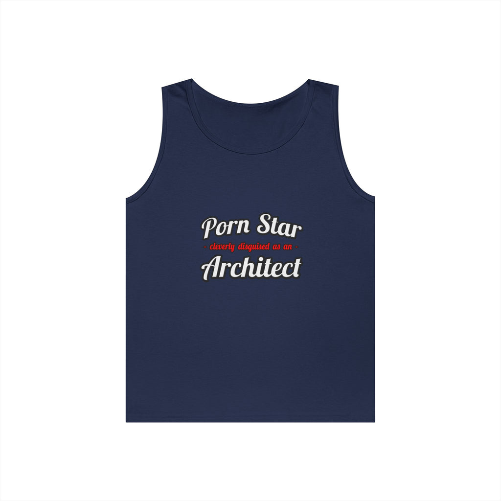 Porn Star ... Architect - Unisex Heavy Cotton Tank Top