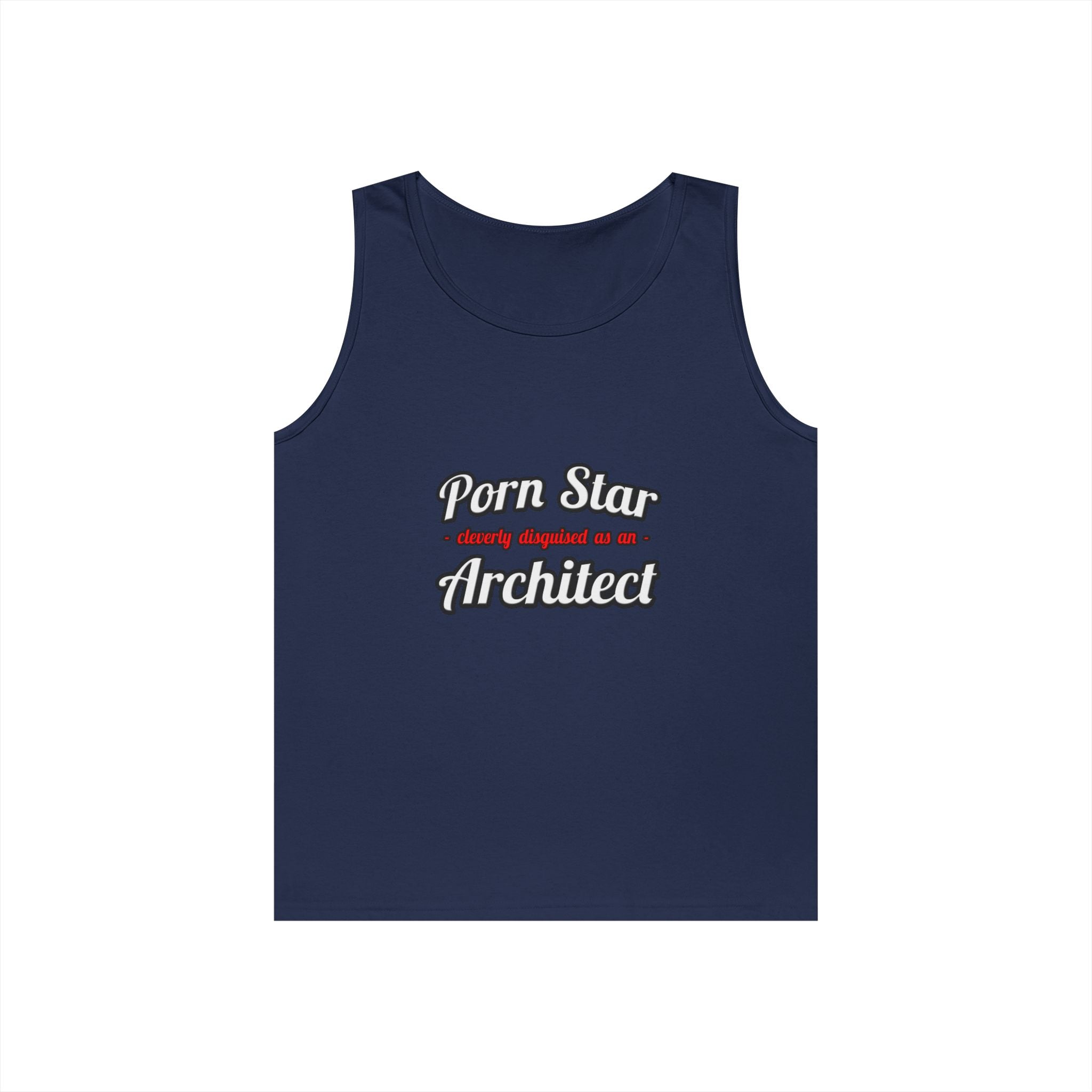 Porn Star ... Architect - Unisex Heavy Cotton Tank Top