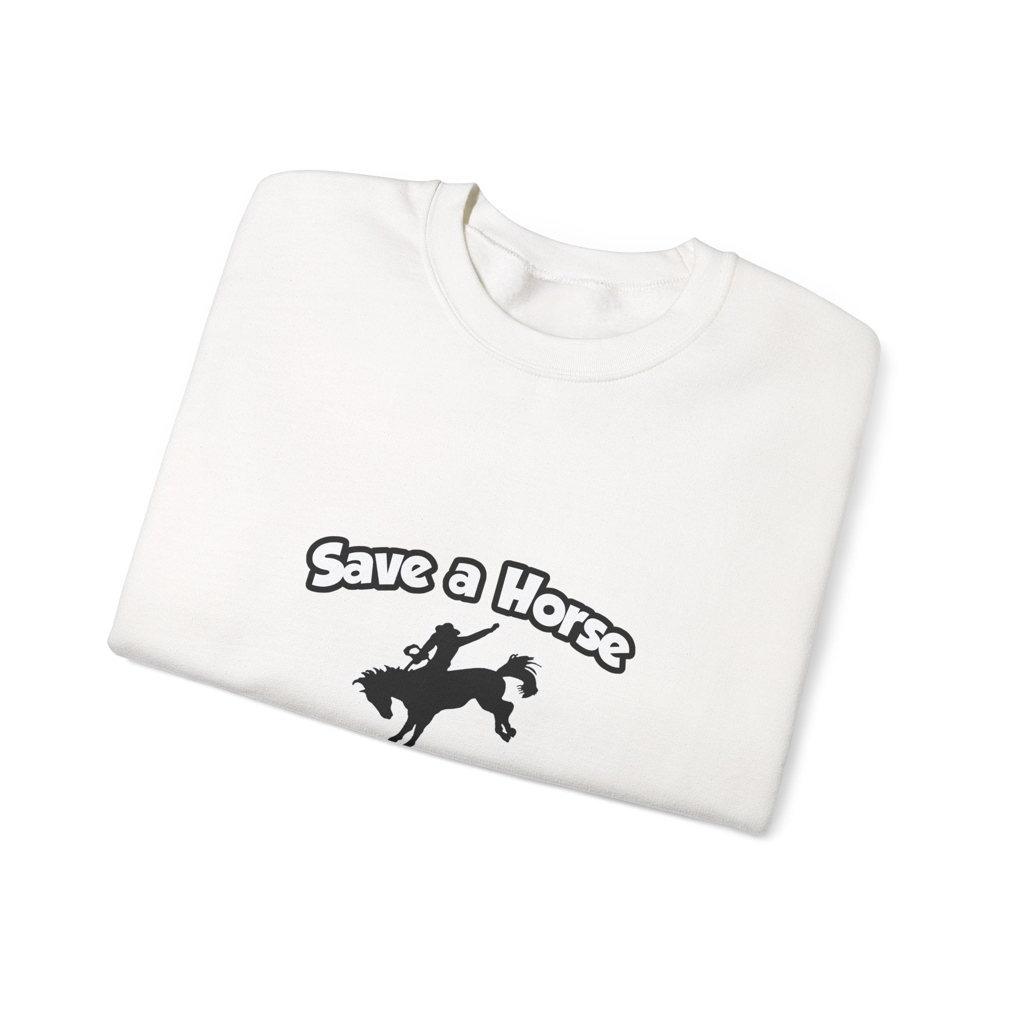 Save a Horse .. Ride an Engineer - Unisex Heavy Blend™ Crewneck Sweatshirt
