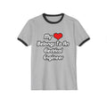My Heart Belongs To An Electrical Engineer - Unisex Cotton Ringer T-Shirt