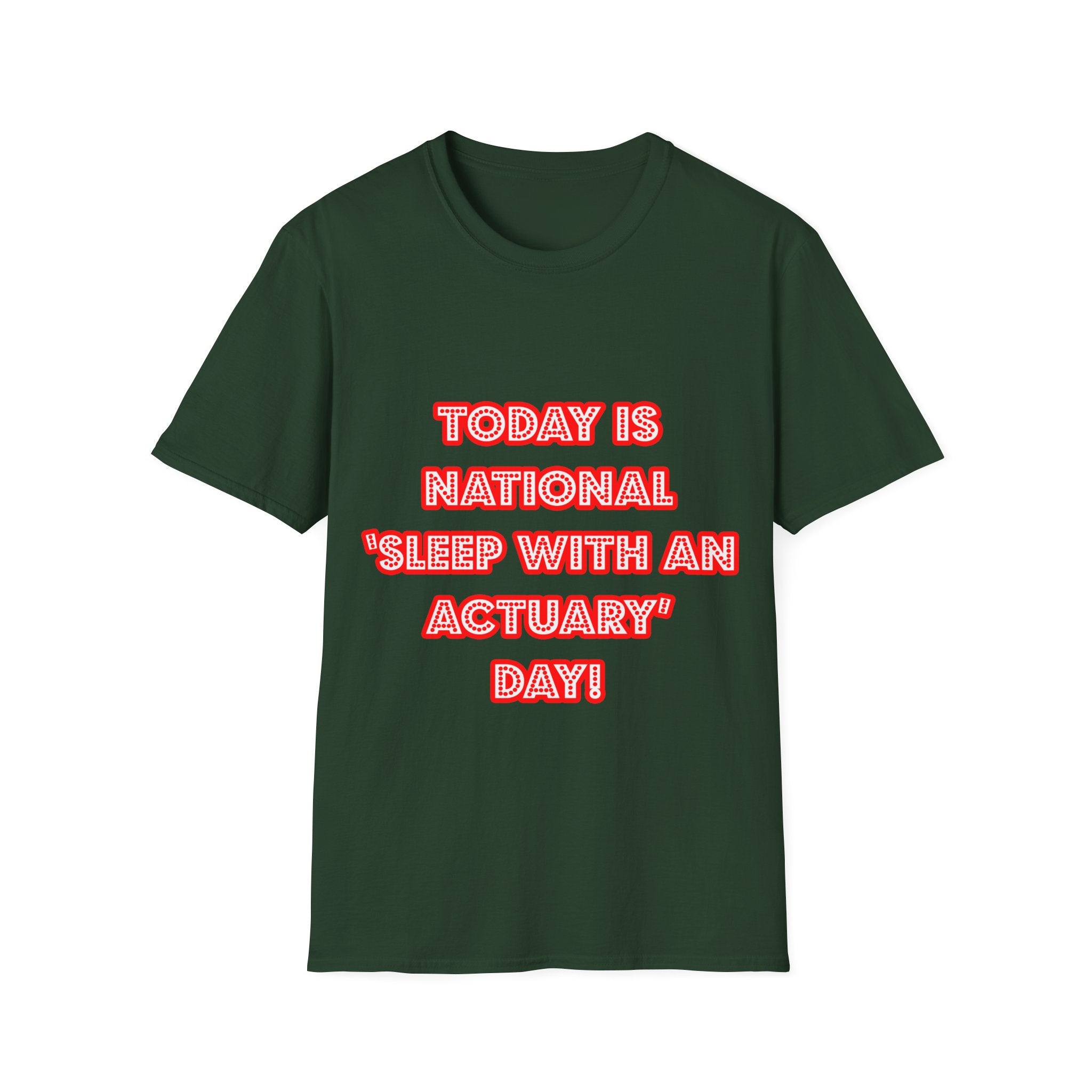National 'Sleep With an Actuary' Day - Unisex Softstyle T-Shirt