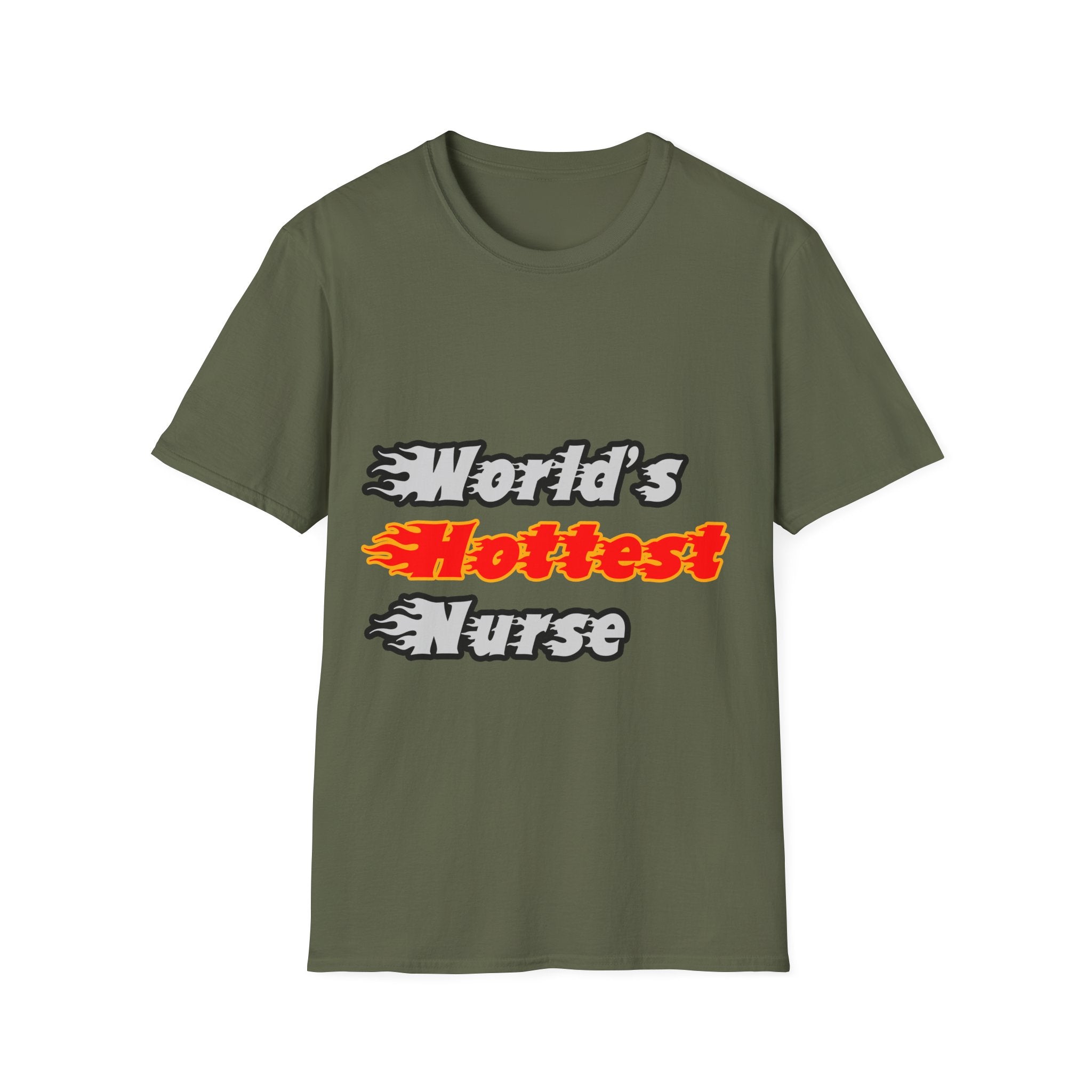 World's Hottest Nurse - Unisex Softstyle T-Shirt