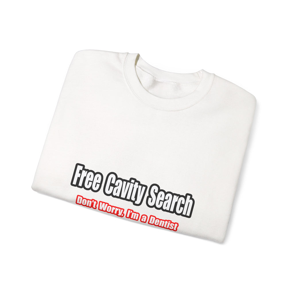 Free Cavity Search - Unisex Heavy Blend™ Crewneck Sweatshirt