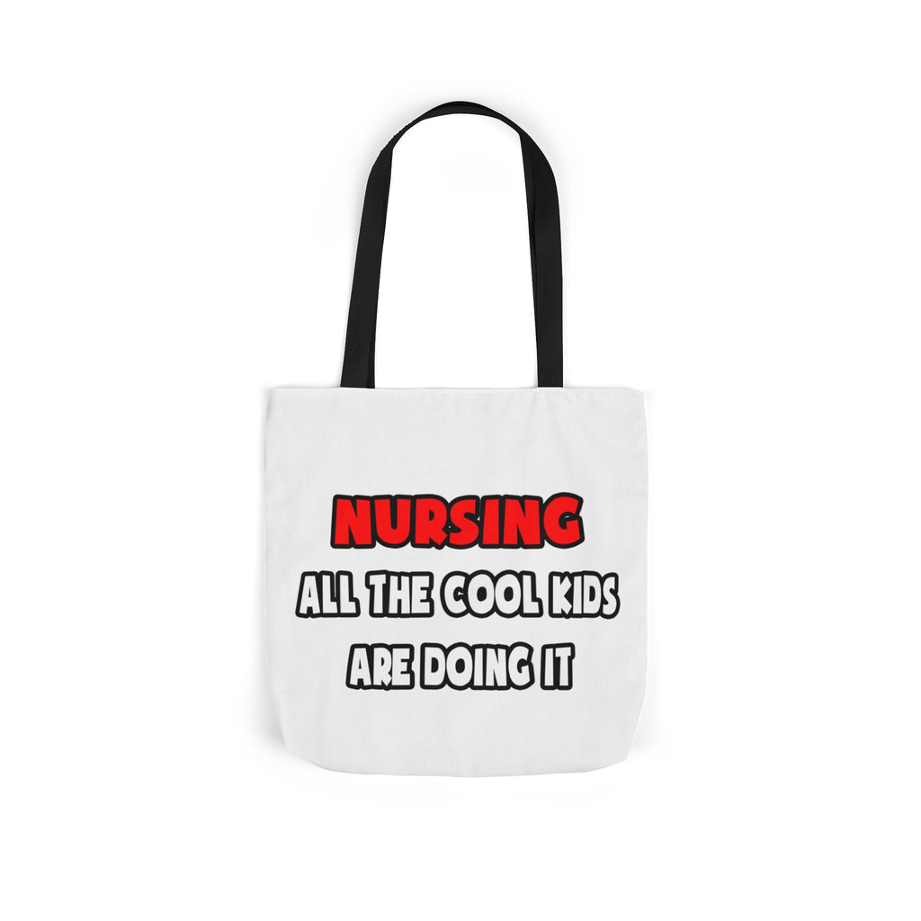 Funny Nurse Shirts and Gifts - Canvas Tote Bag, 5-Color Straps