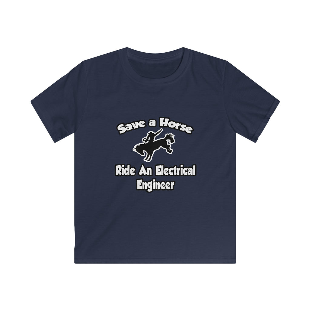Save a Horse, Ride an Electrical Engineer - Kids Softstyle Tee