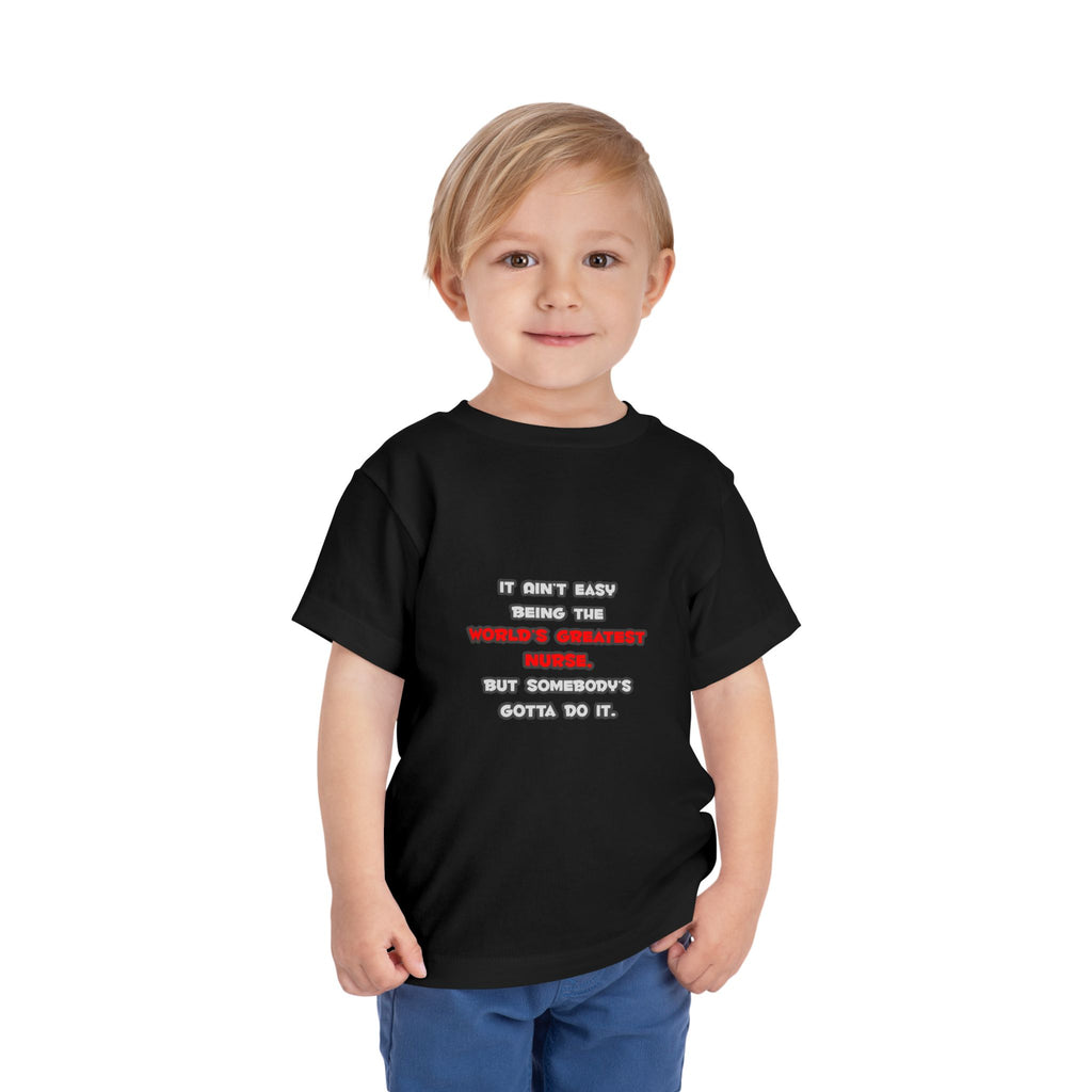World's Greatest Nurse Joke - Toddler Short Sleeve Tee