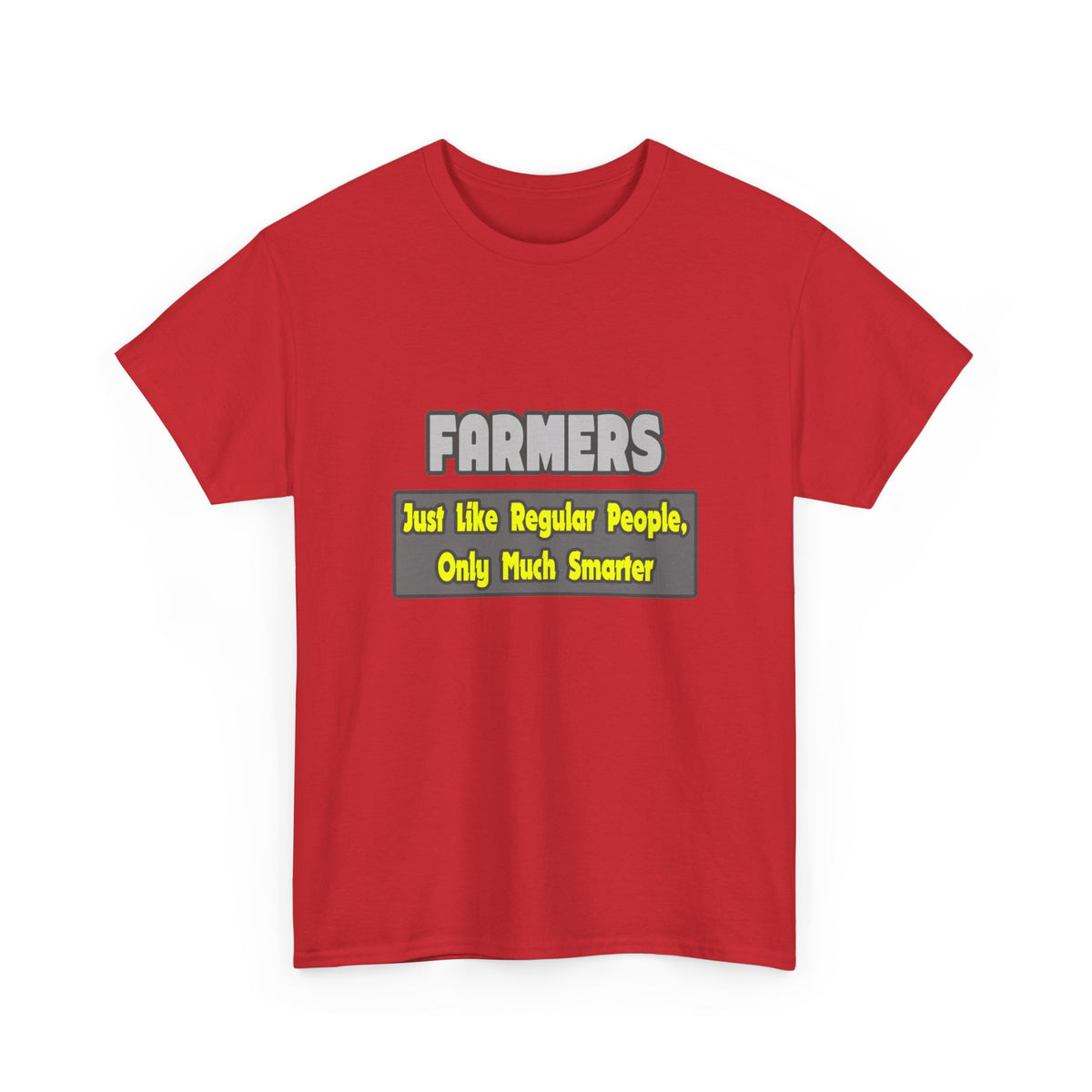 Farmers...Smarter - Unisex Heavy Cotton Tee