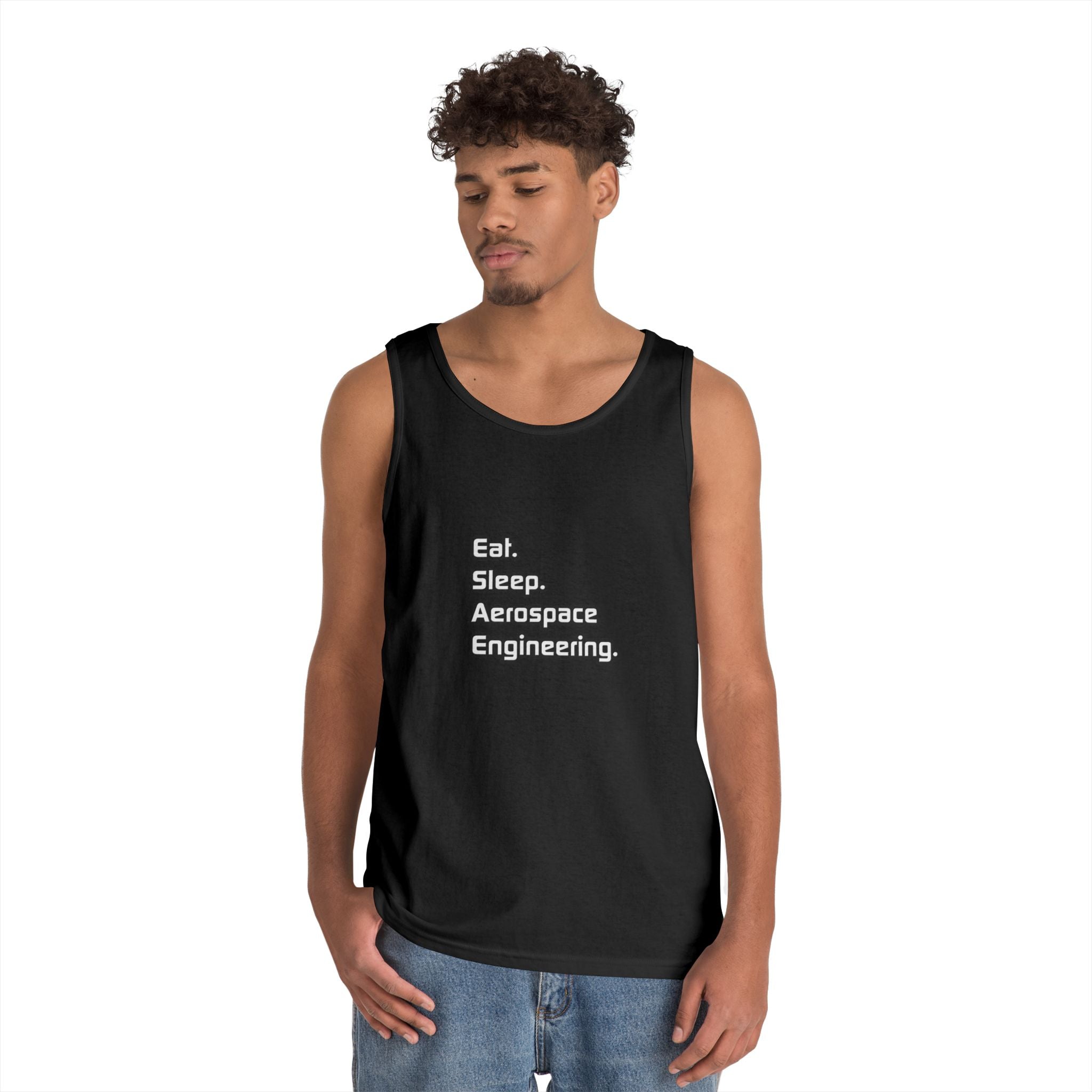 Eat. Sleep. Aerospace Engineering - Unisex Heavy Cotton Tank Top