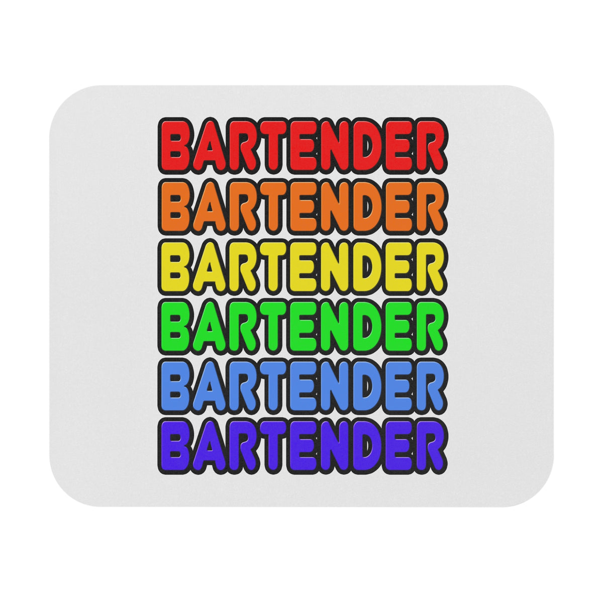 Rainbow Bartender - Mouse Pad (Rectangle)