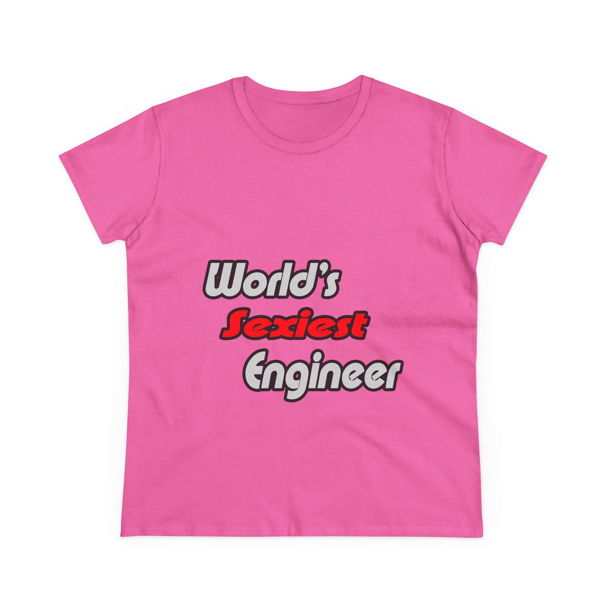 World's Sexiest Engineer - Women's Midweight Cotton Tee