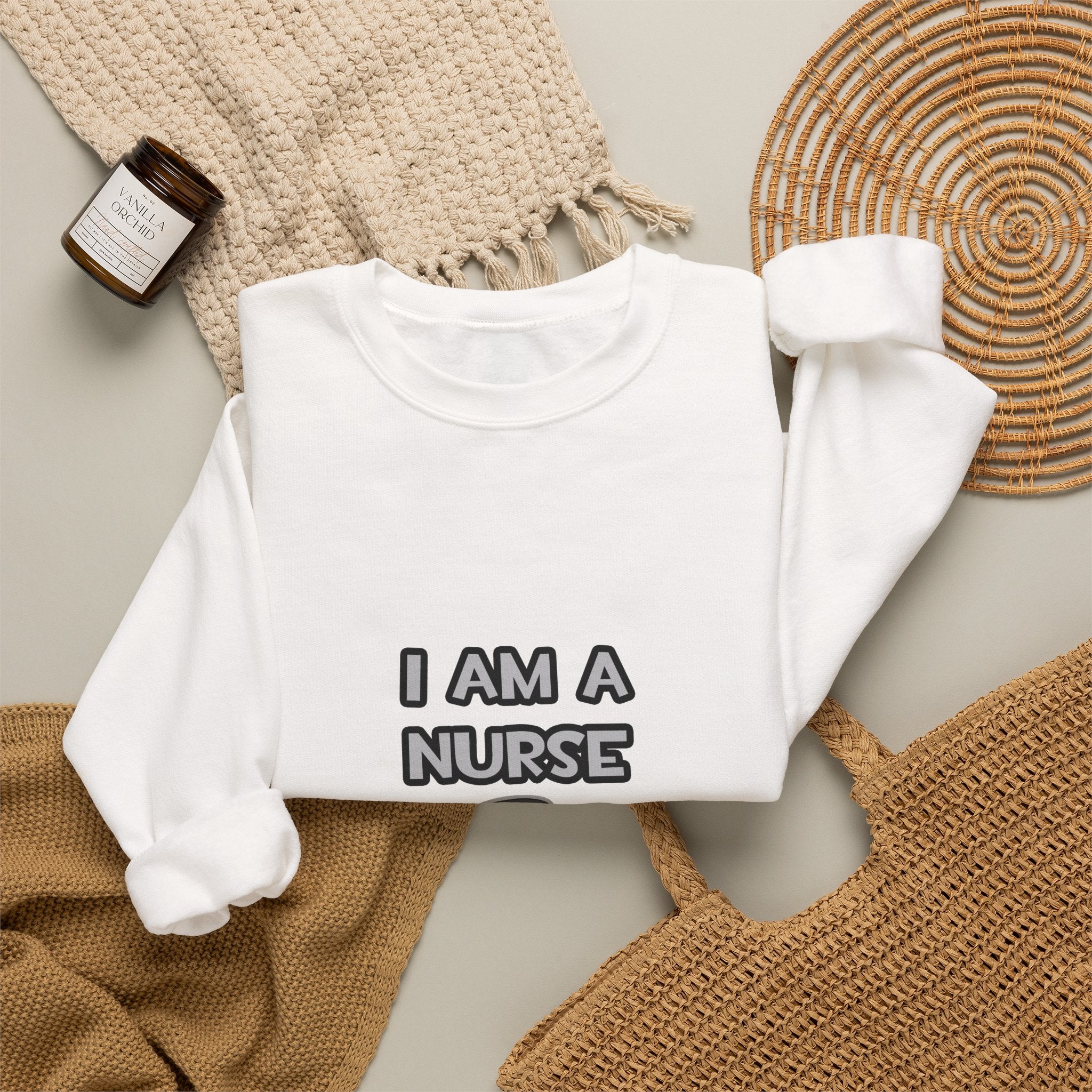 I Am A Nurse ... Not A Magician - Unisex Heavy Blend™ Crewneck Sweatshirt