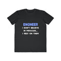 Miracles and Engineers - Men's Lightweight Fashion Tee