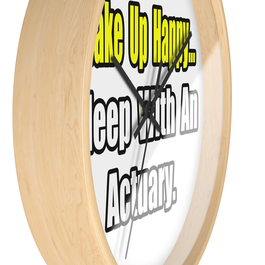 Sleep With an Actuary - Wall Clock