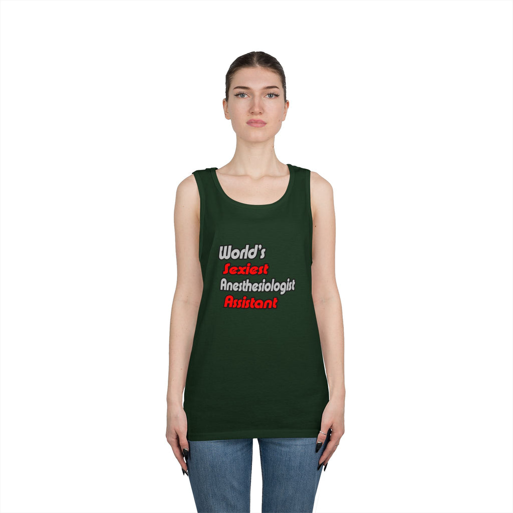 World's Sexiest Anesthesiologist Assistant - Unisex Heavy Cotton Tank Top