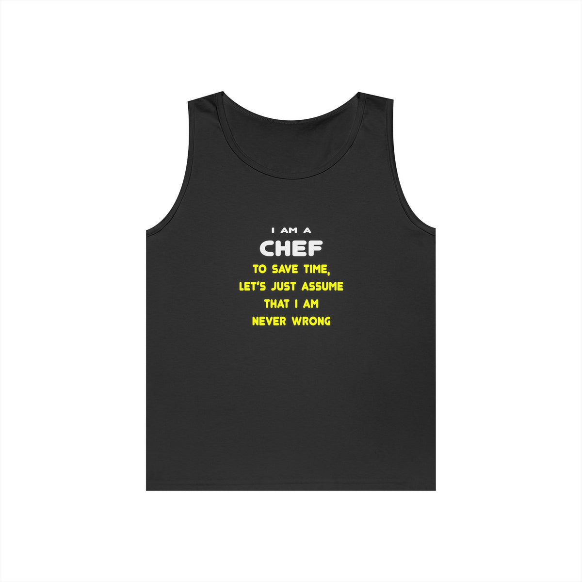 Funny Chef T Shirts and Gifts - Unisex Heavy Cotton Tank Top