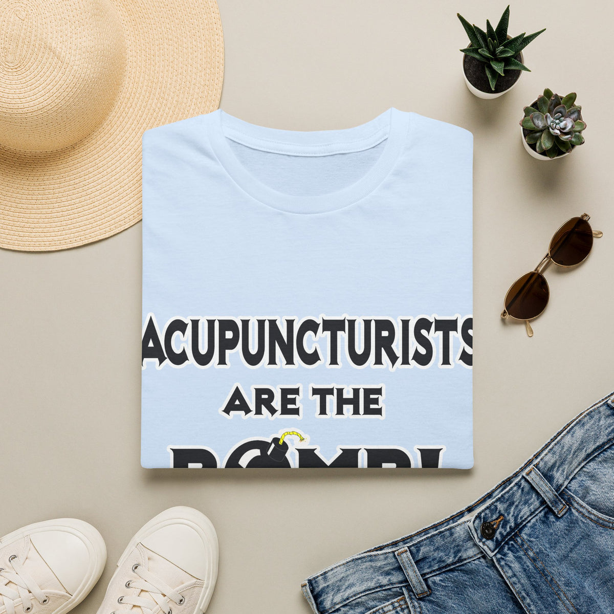 Acupuncturists Are The Bomb! - Unisex Softstyle T-Shirt