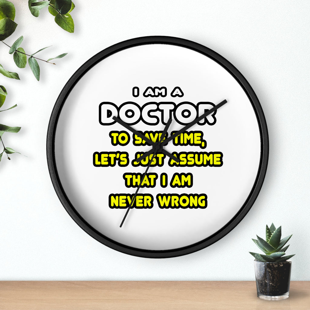 Funny Doctor T Shirts and Gifts - Wall Clock