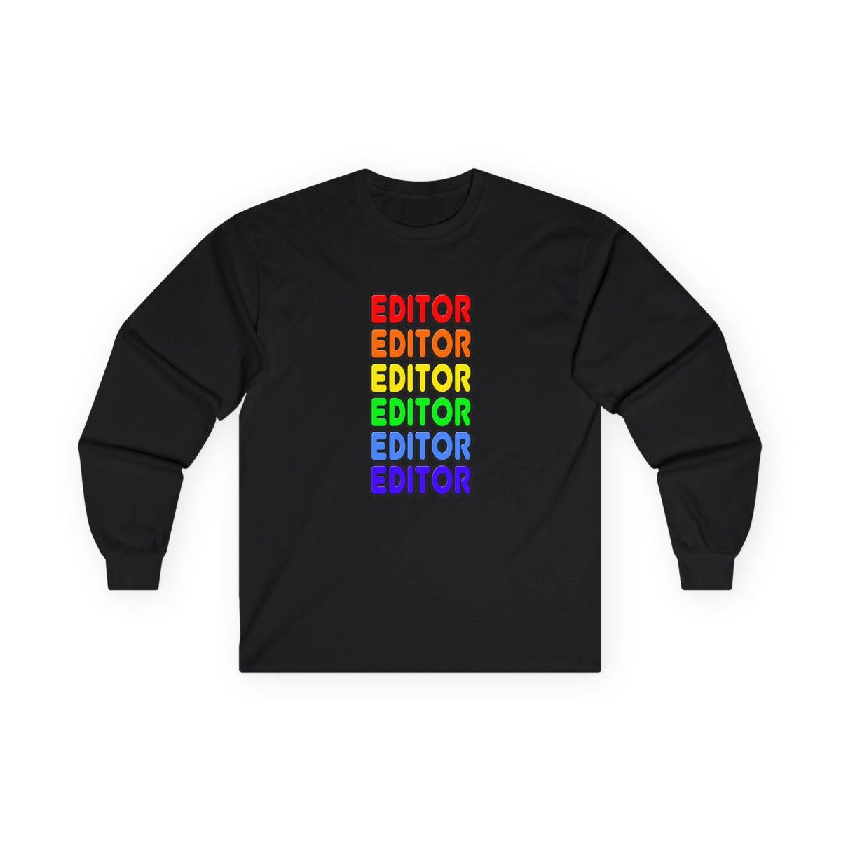 Rainbow Editor - Unisex Ultra Cotton Long Sleeve Tee