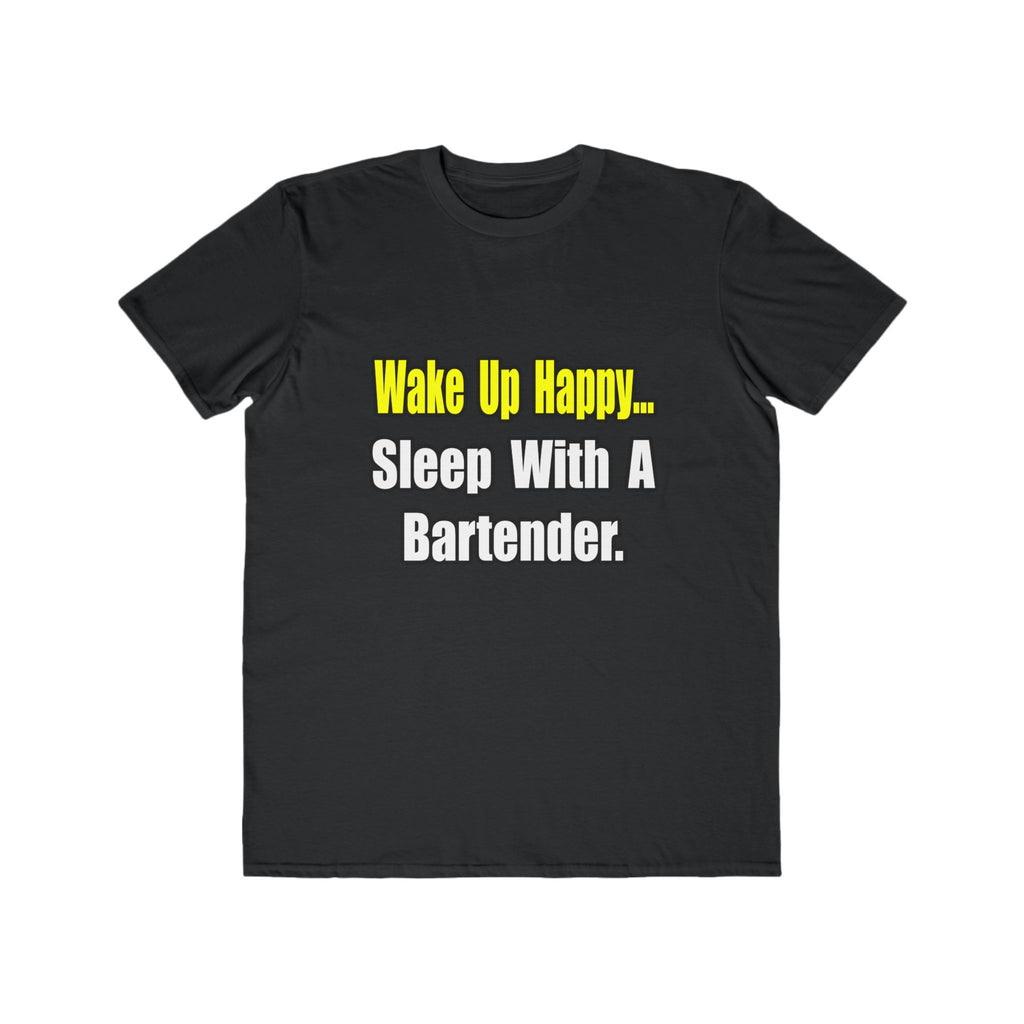 Sleep With a Bartender - Men's Lightweight Fashion Tee