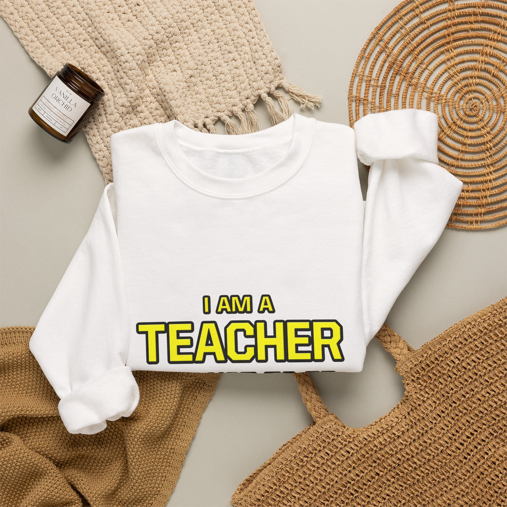 Teacher...Superior Intelligence - Unisex Heavy Blend™ Crewneck Sweatshirt