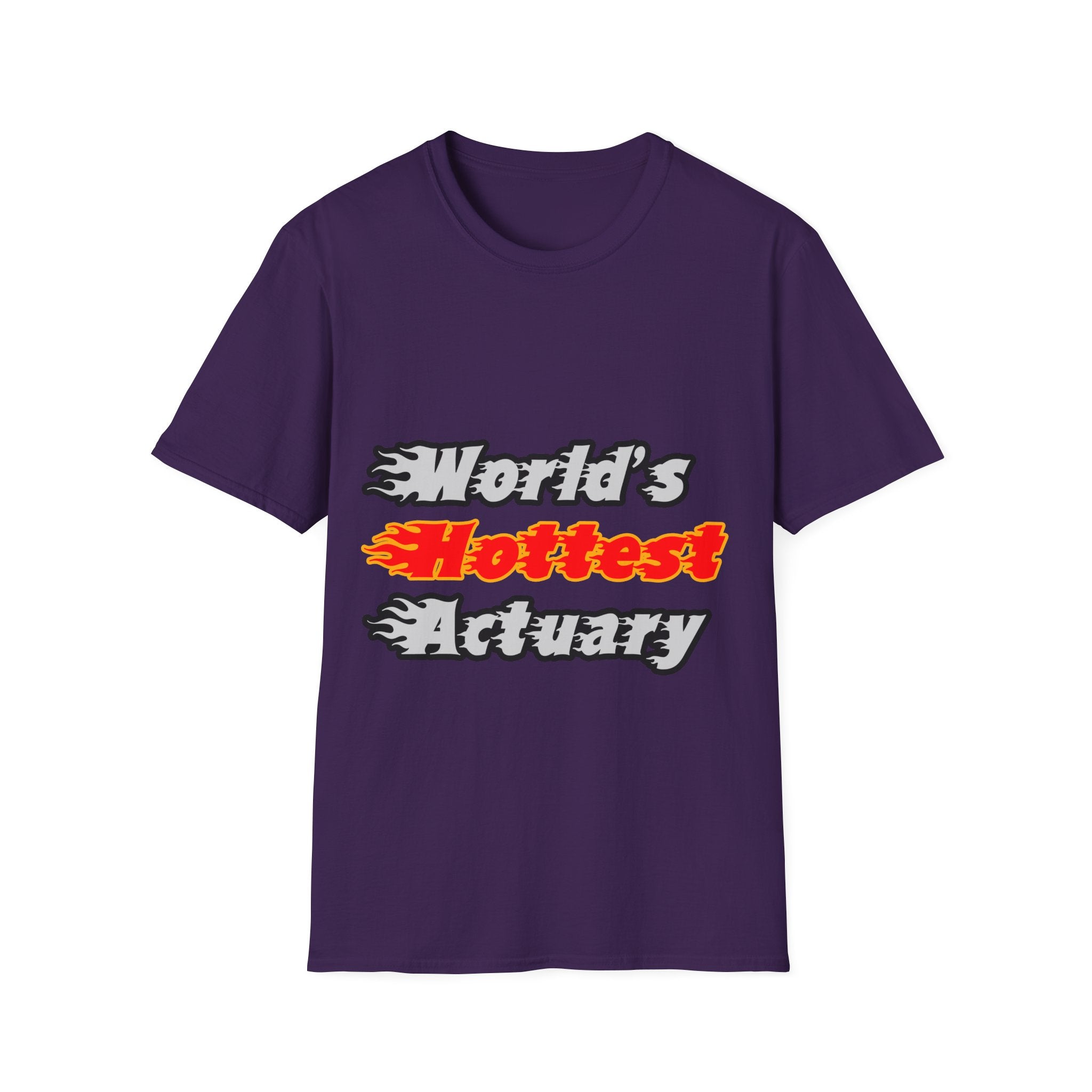World's Hottest Actuary - Unisex Softstyle T-Shirt