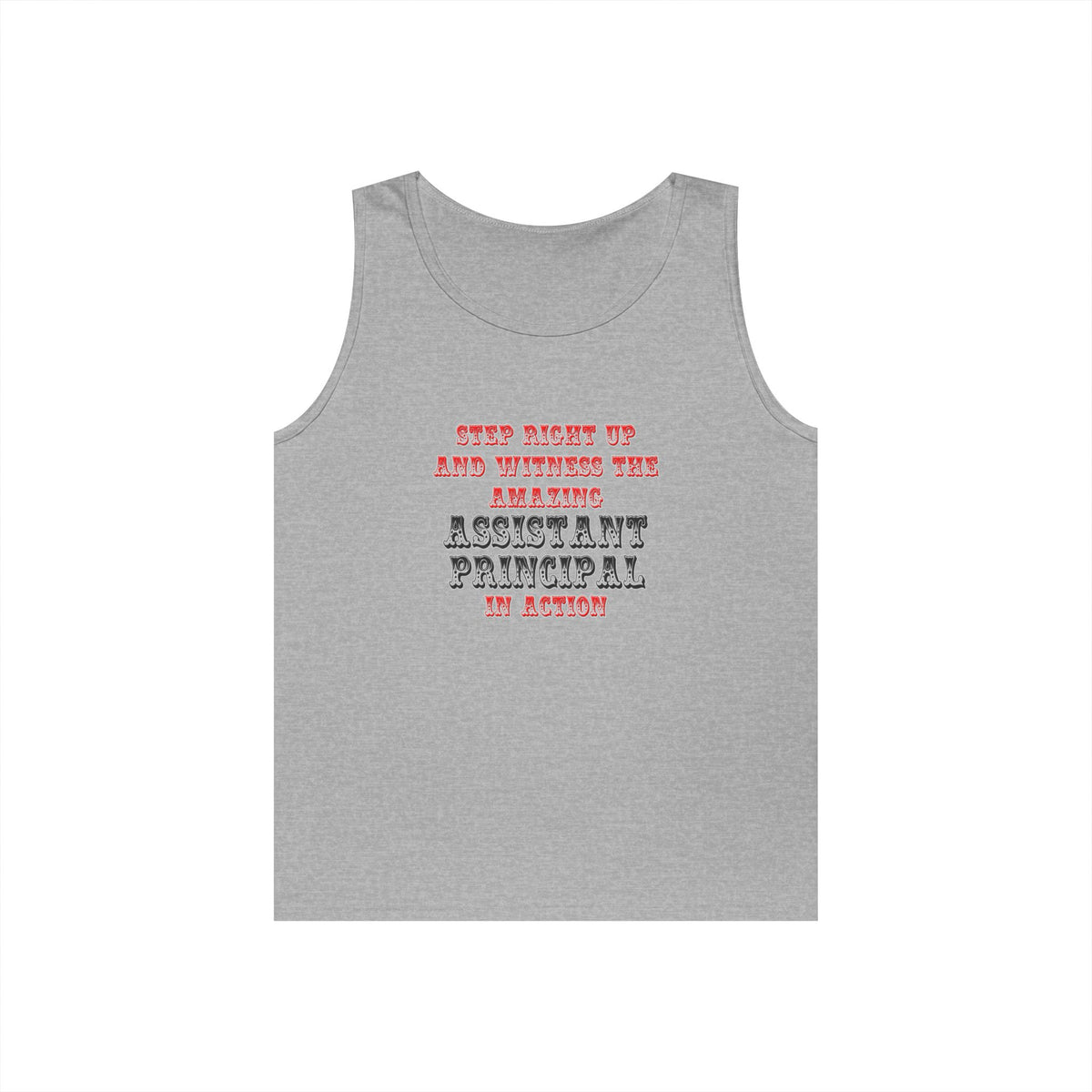 Amazing Assistant Principal In Action - Unisex Heavy Cotton Tank Top