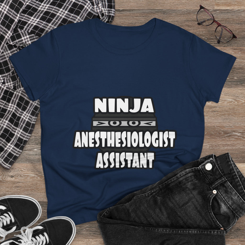 Ninja Anesthesiologist Assistant - Women's Midweight Cotton Tee