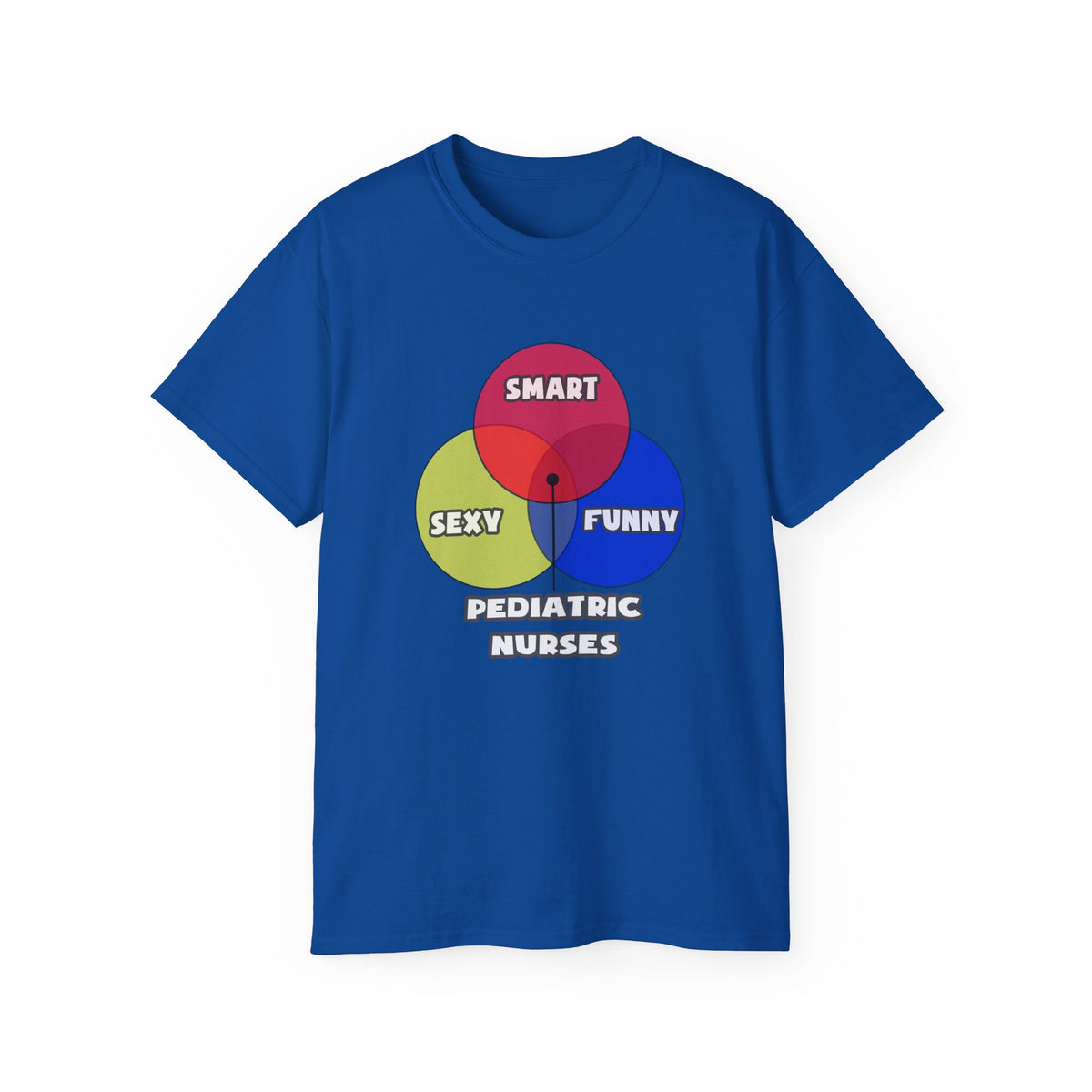 Venn Diagram .. Pediatric Nurses - Unisex Ultra Cotton Tee