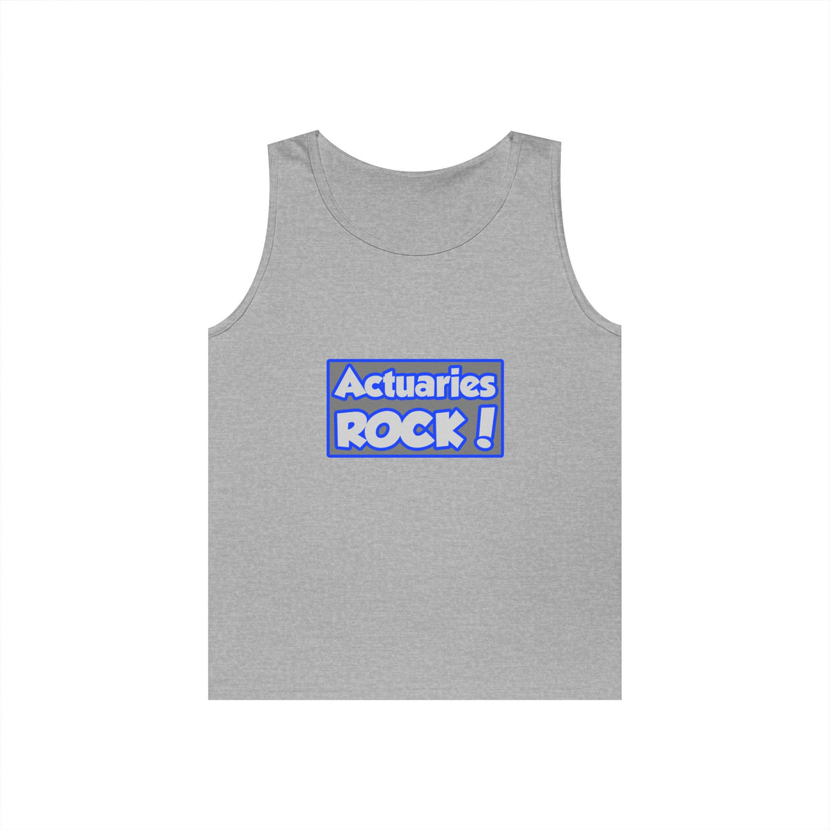 Actuaries Rock! - Unisex Heavy Cotton Tank Top