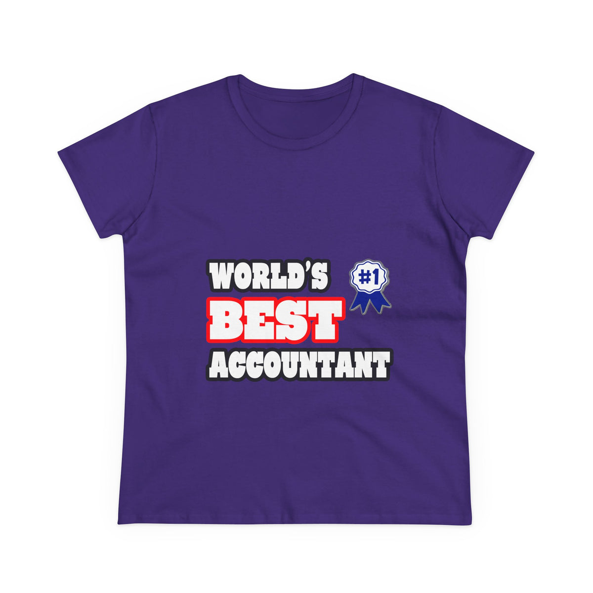 World's Best Accountant - Women's Midweight Cotton Tee