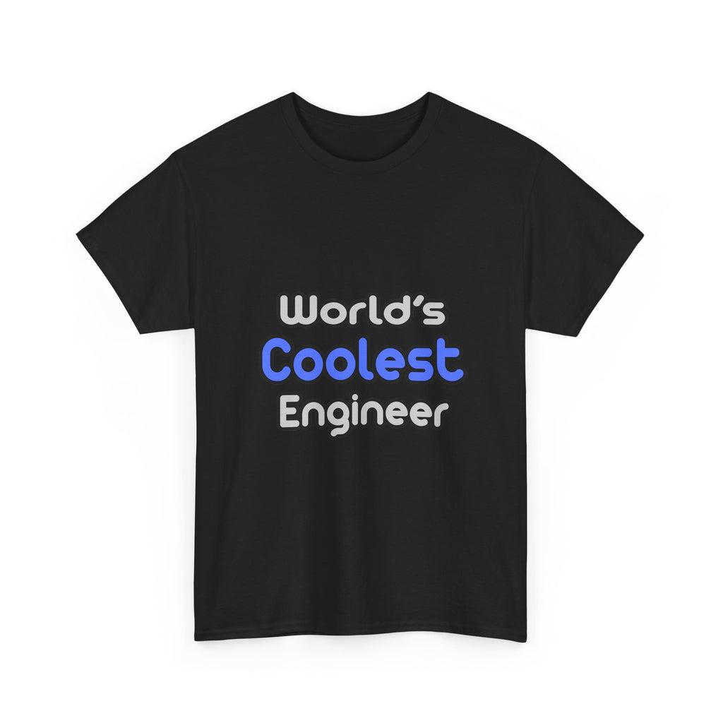 World's Coolest Engineer - Unisex Heavy Cotton Tee