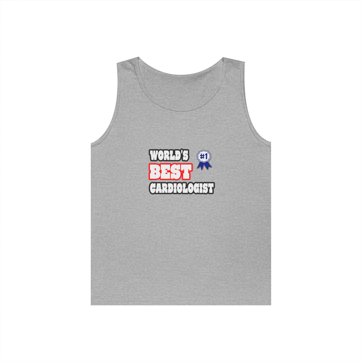 World's Best Cardiologist - Unisex Heavy Cotton Tank Top