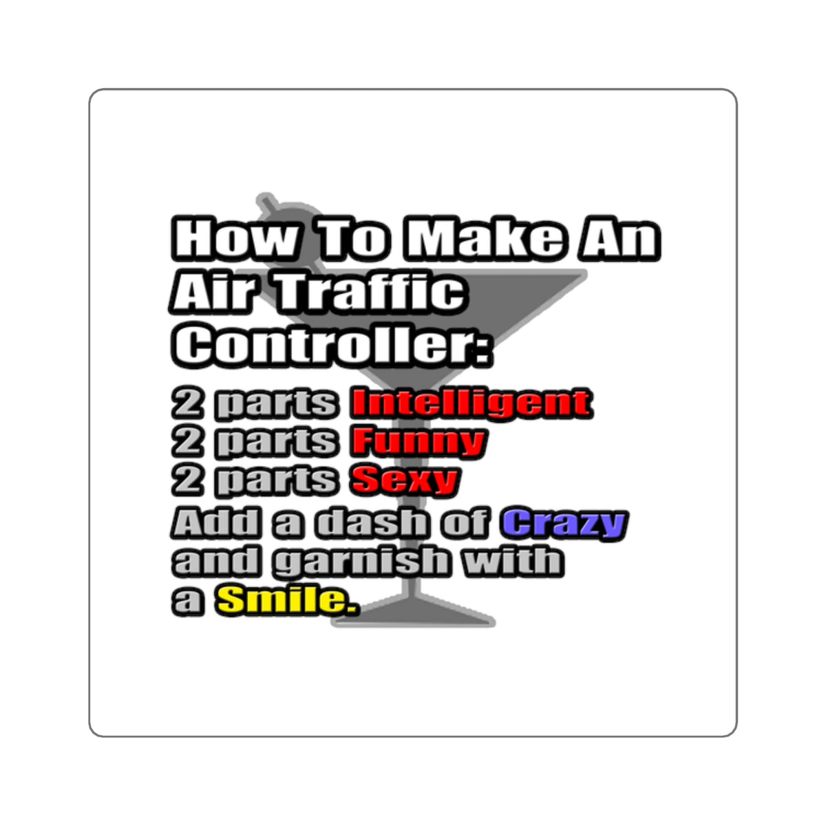 How To Make an Air Traffic Controller - Square Stickers