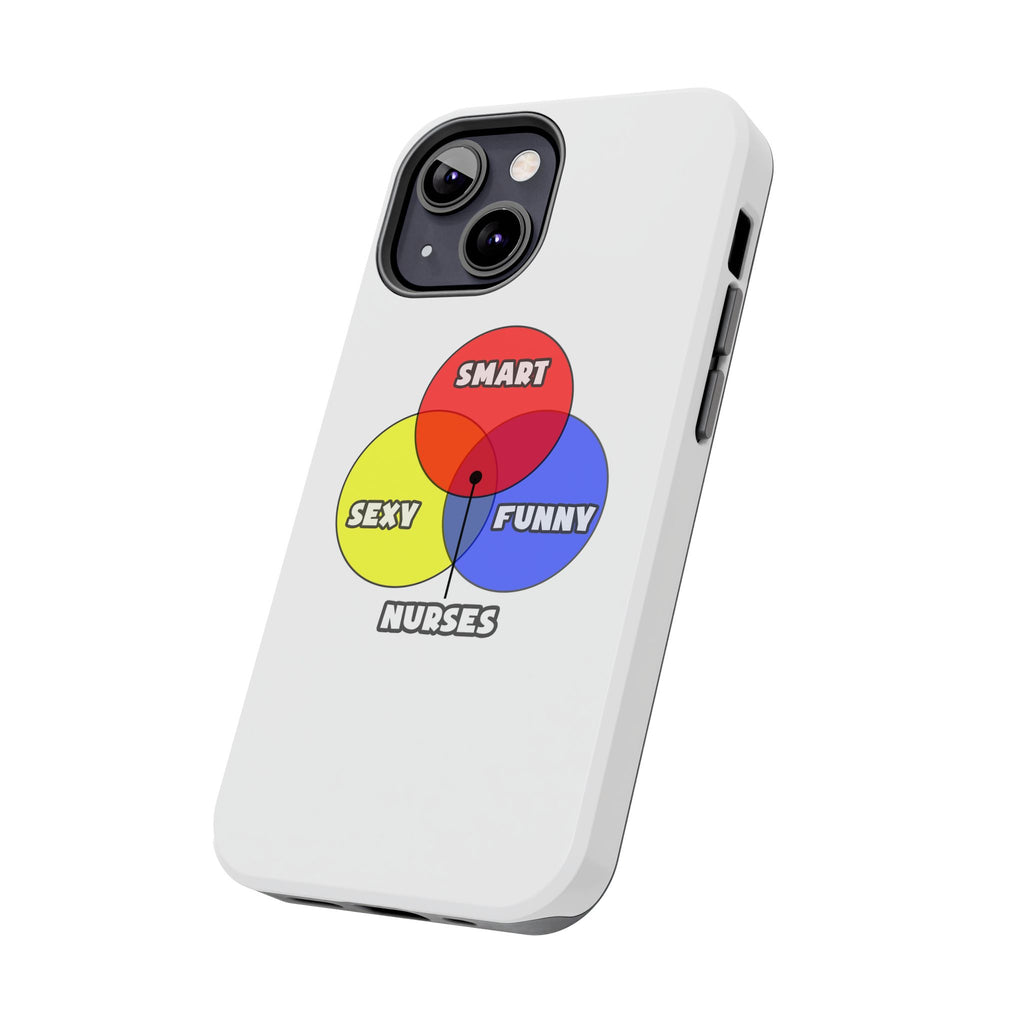 Venn Diagram .. Nurses - Tough Phone Cases