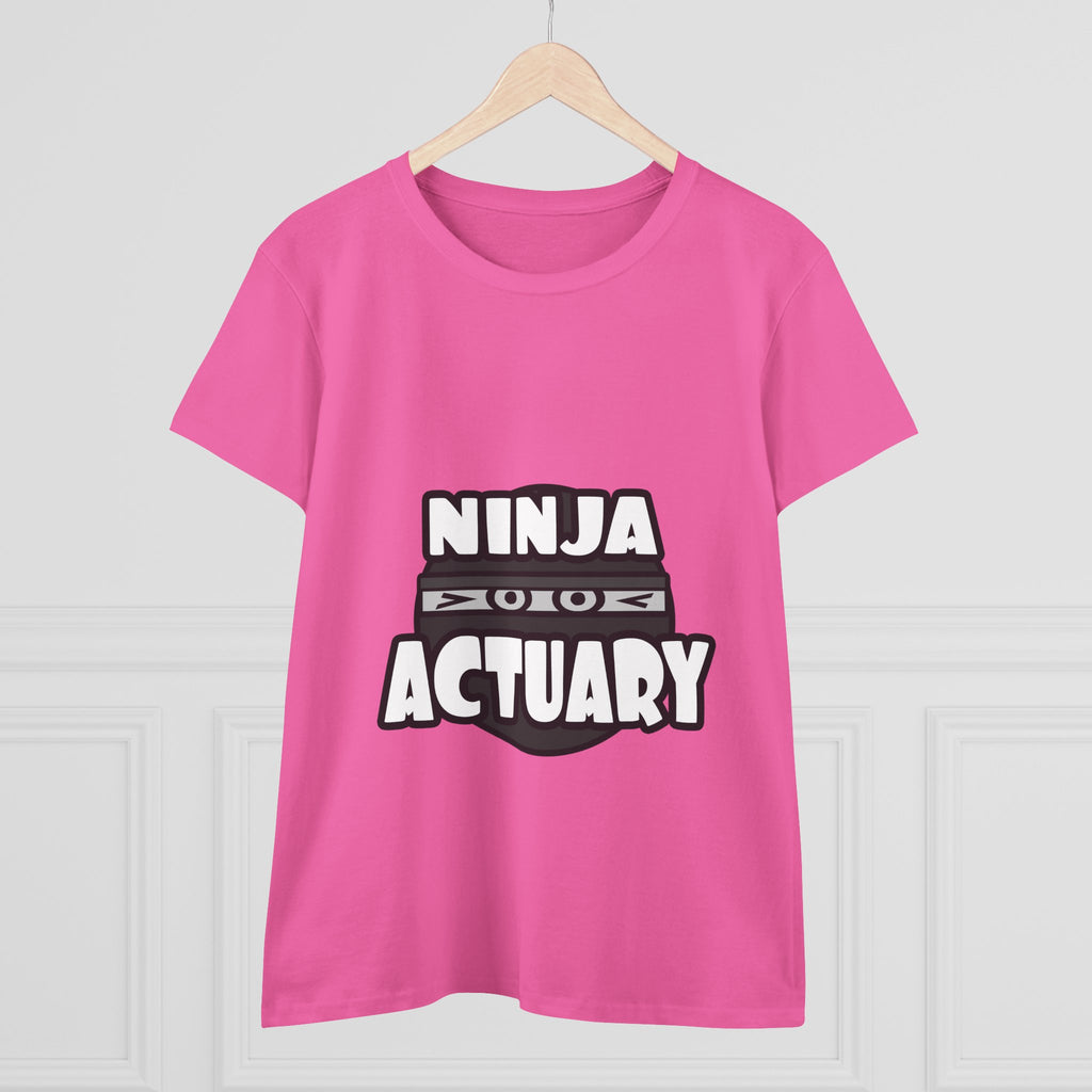 Ninja Actuary - Women's Midweight Cotton Tee