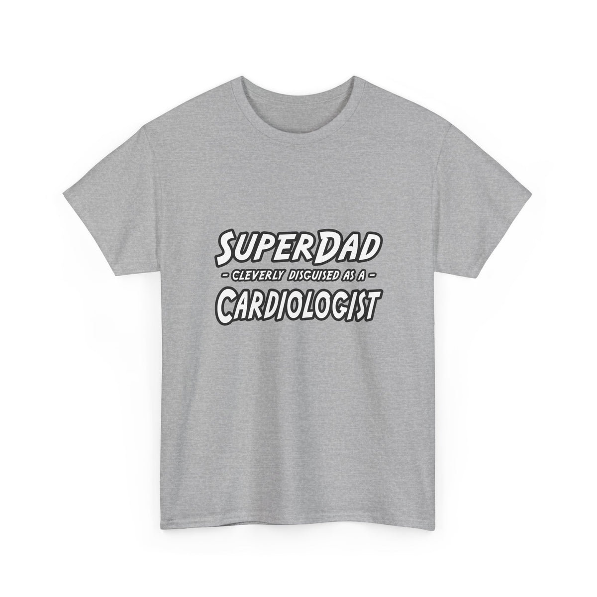 SuperDad...Cardiologist - Unisex Heavy Cotton Tee