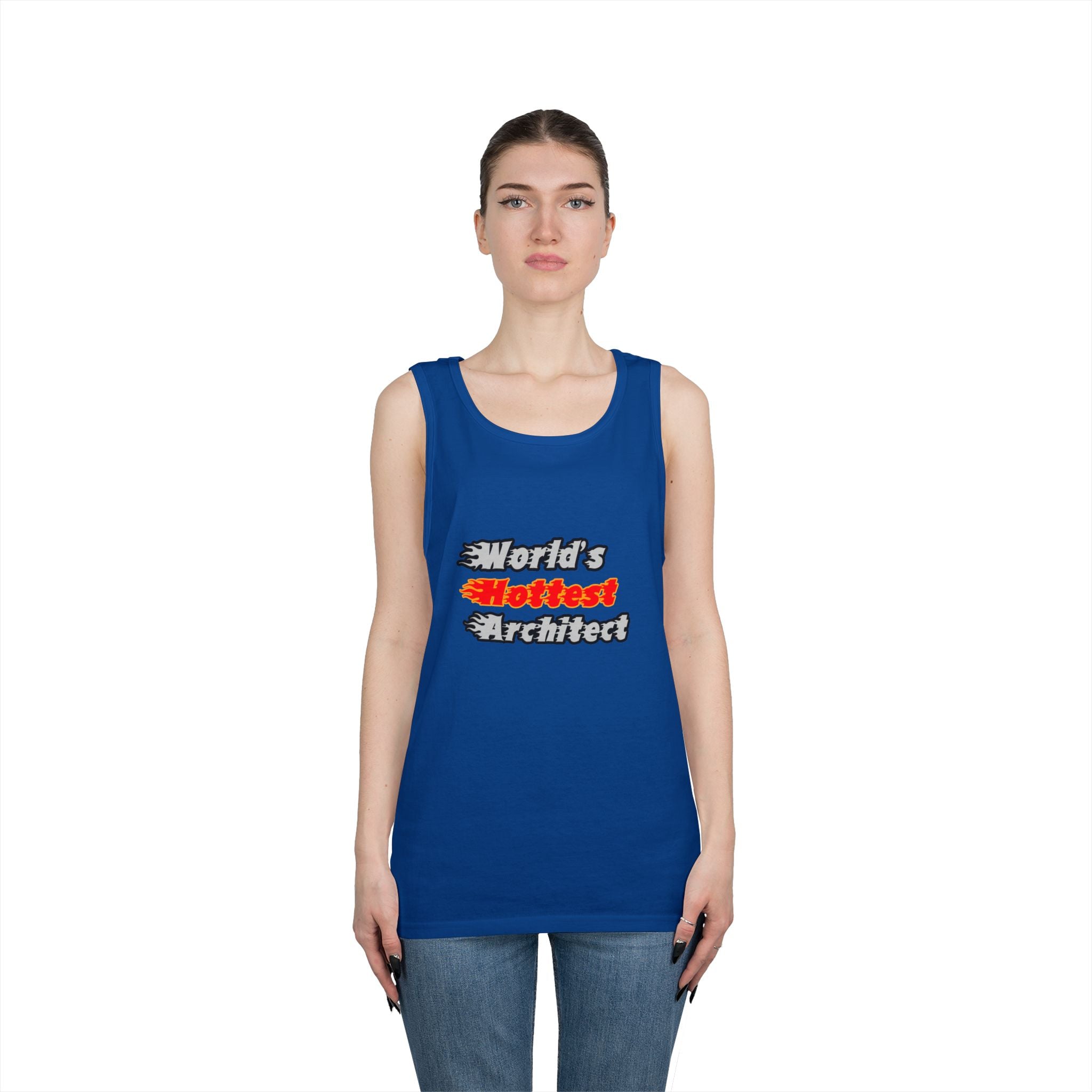 World's Hottest Architect - Unisex Heavy Cotton Tank Top
