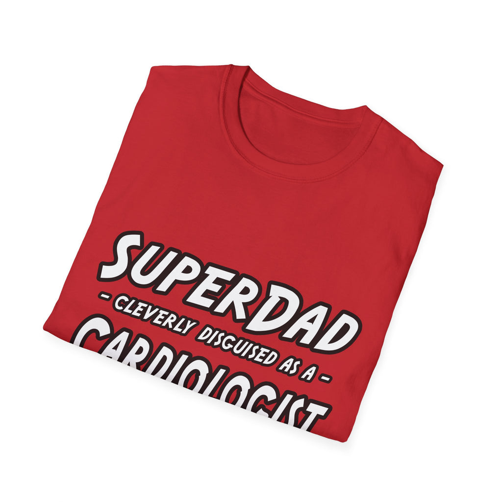 SuperDad...Cardiologist - Unisex Softstyle T-Shirt