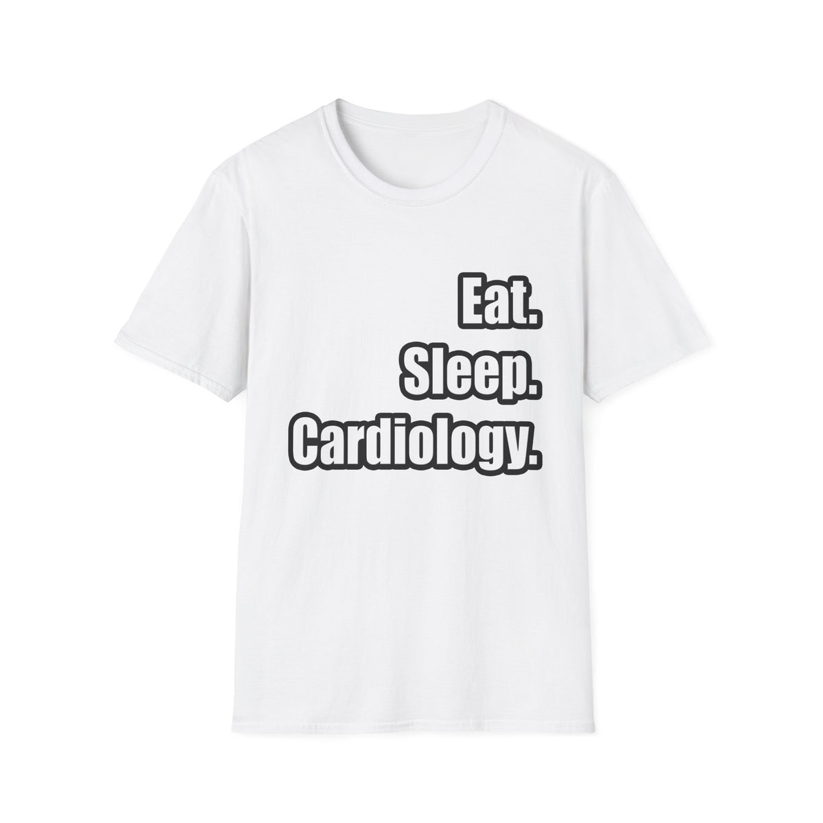 Eat. Sleep. Cardiology - Unisex Softstyle T-Shirt