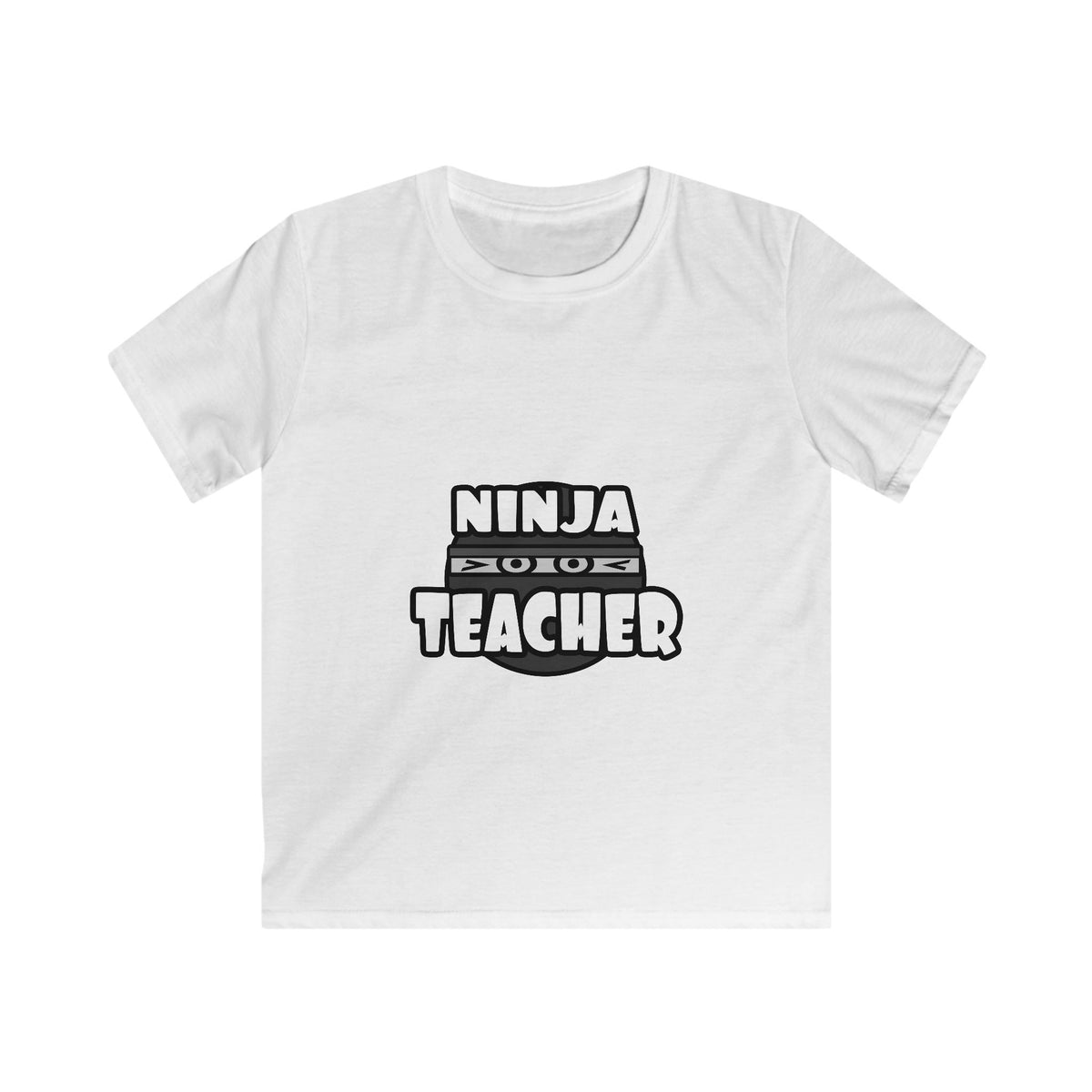 Ninja Teacher - Kids Softstyle Tee