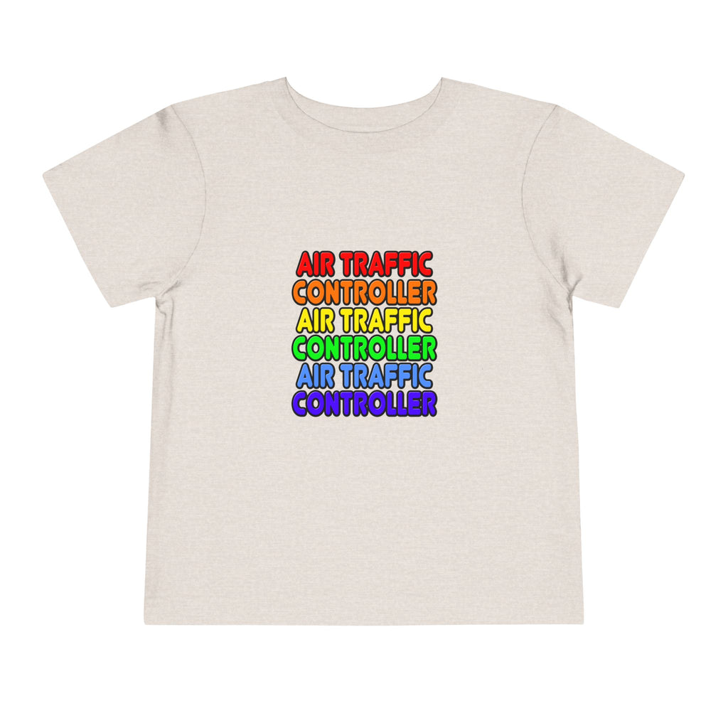 Rainbow Air Traffic Controller - Toddler Short Sleeve Tee