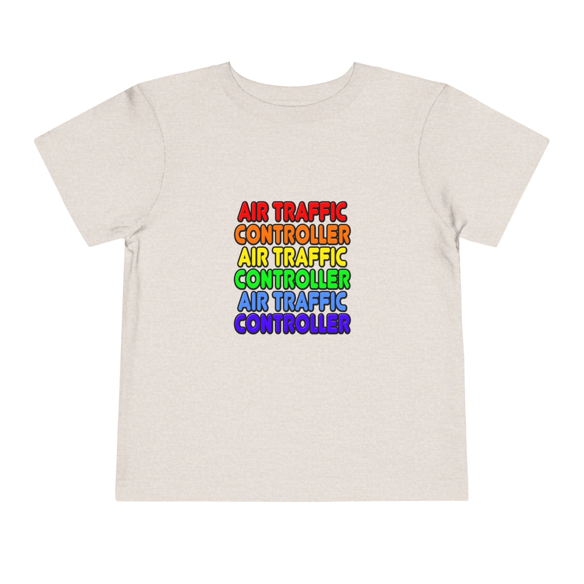 Rainbow Air Traffic Controller - Toddler Short Sleeve Tee