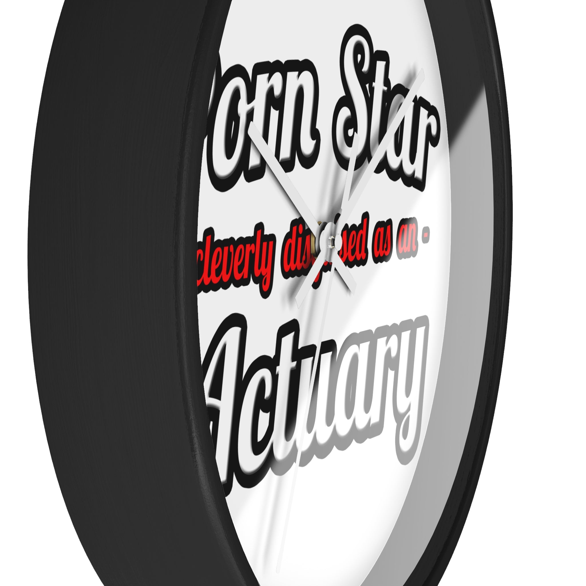 Porn Star ... Actuary - Wall Clock