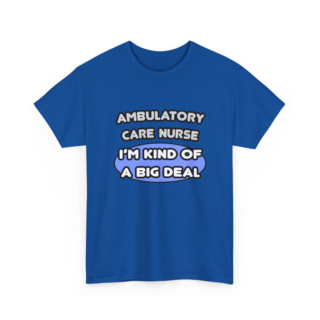 Ambulatory Care Nurse ... I'm Kind of a Big Deal - Unisex Heavy Cotton Tee
