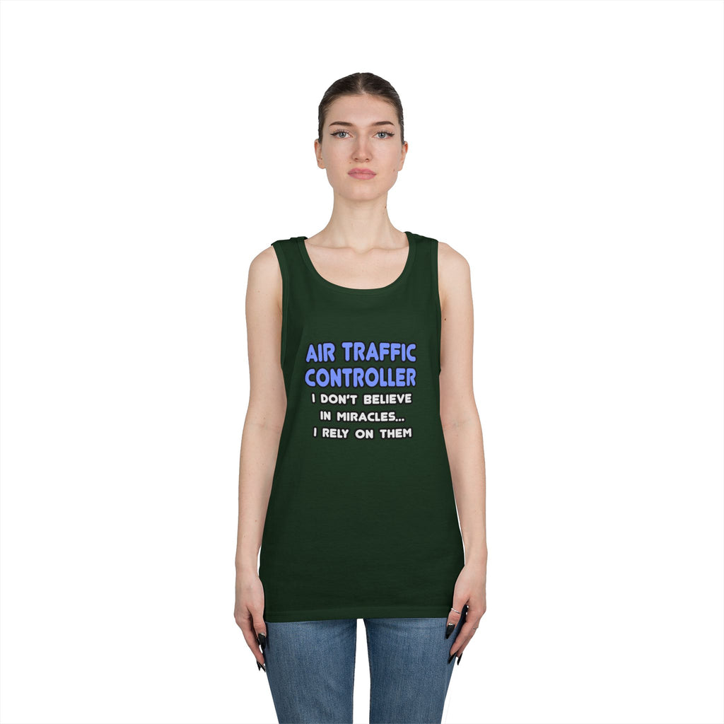 Miracles and Air Traffic Controllers - Unisex Heavy Cotton Tank Top