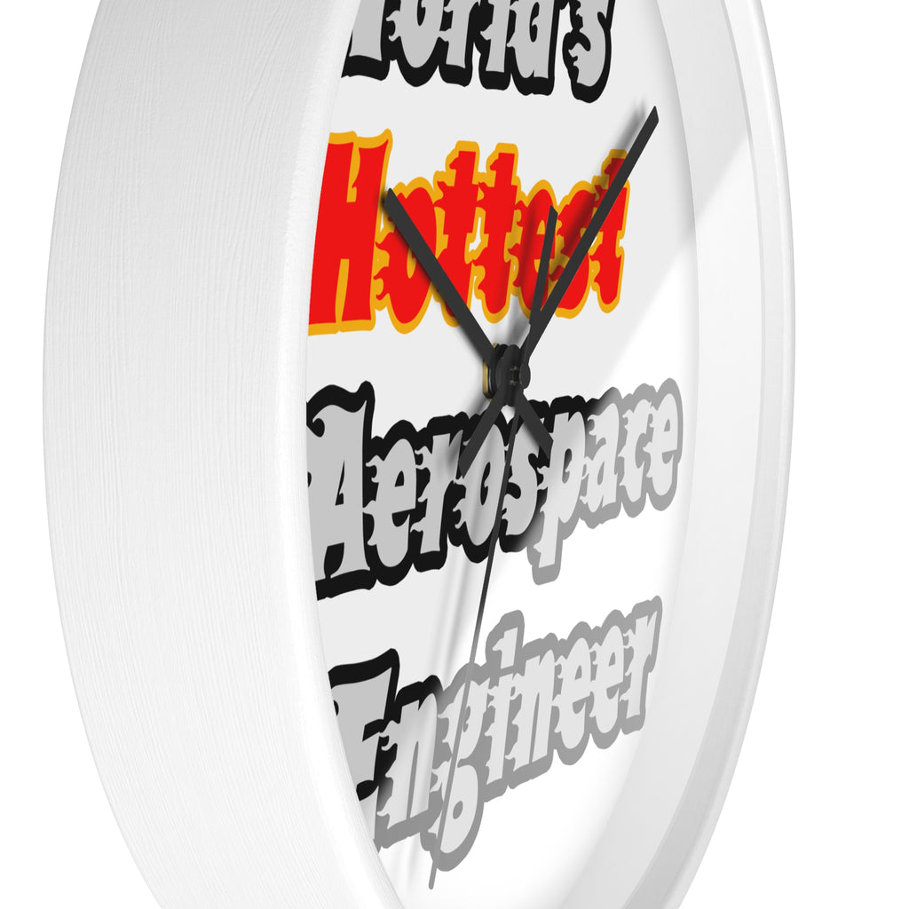 World's Hottest Aerospace Engineer - Wall Clock