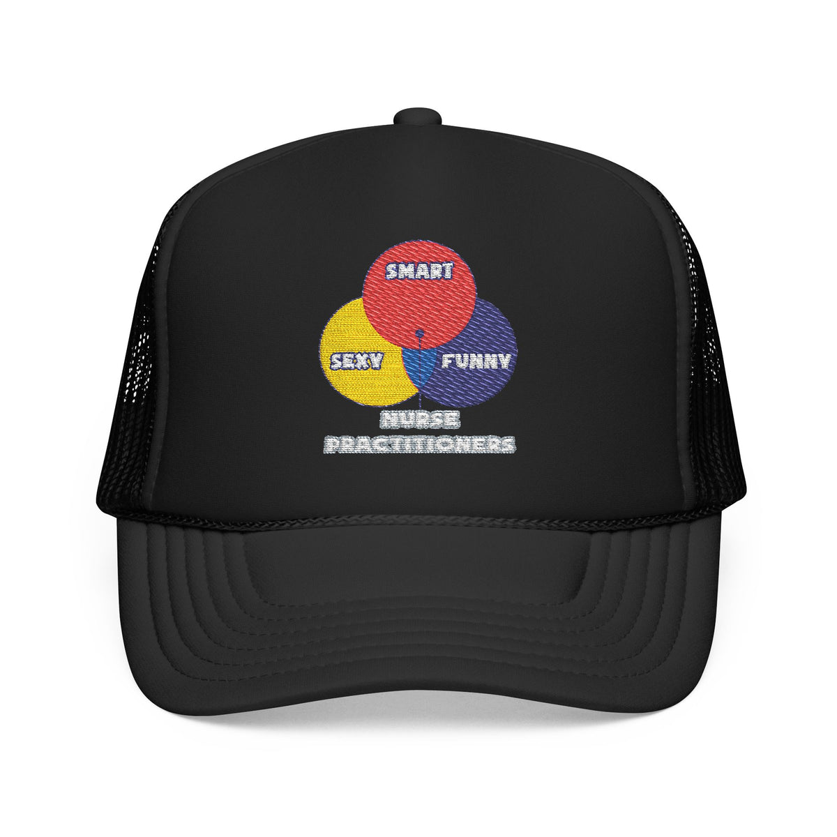 Venn Diagram .. Nurse Practitioners - Foam Trucker Hat