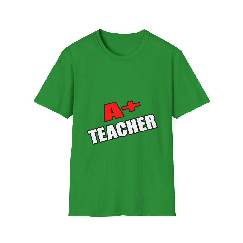 a plus teacher - Unisex Softstyle T-Shirt