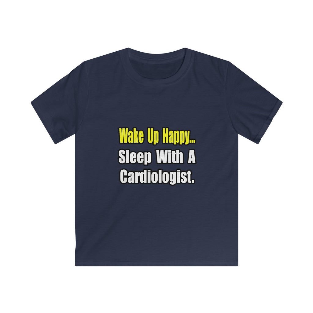 Sleep With a Cardiologist - Kids Softstyle Tee